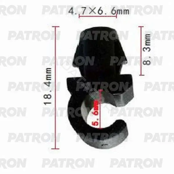Клипсы, фиксаторы, зажимы PATRON P37-1056