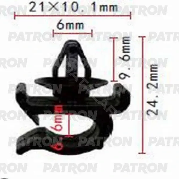 Клипсы, фиксаторы, зажимы PATRON P37-1060