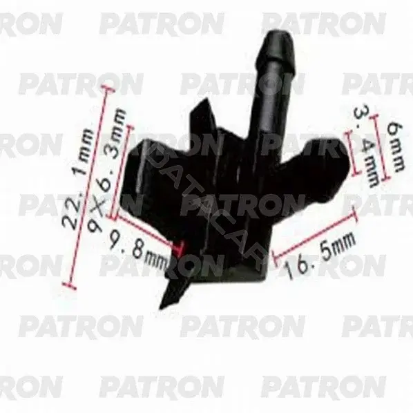 Клипсы, фиксаторы, зажимы PATRON P37-1061