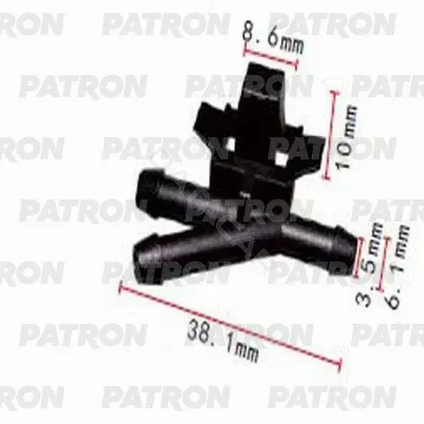 Клипсы, фиксаторы, зажимы PATRON P37-1062