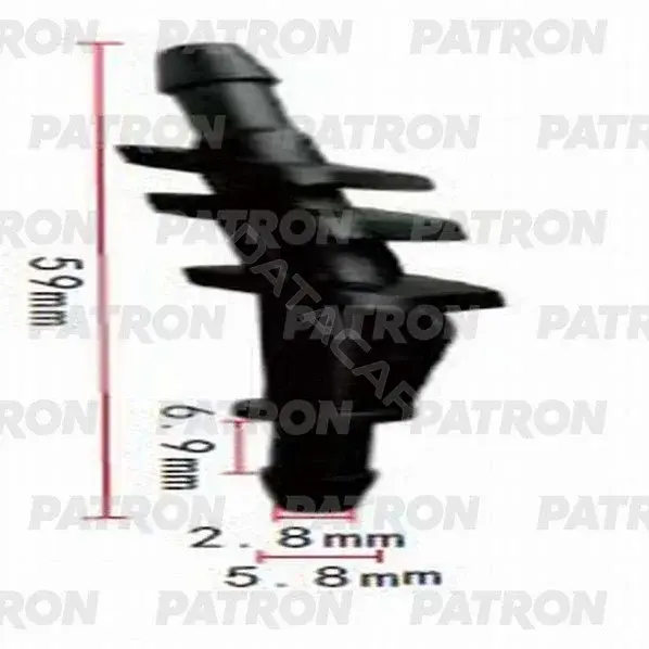 Клипсы, фиксаторы, зажимы PATRON P37-1064