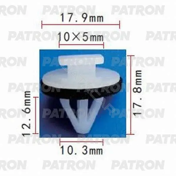Клипсы, фиксаторы, зажимы PATRON P37-1066