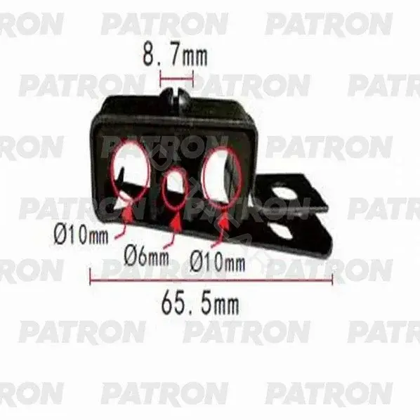 Клипсы, фиксаторы, зажимы PATRON P37-1078