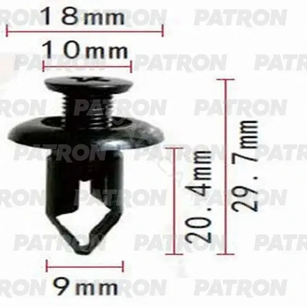 Клипсы, фиксаторы, зажимы PATRON P37-1083