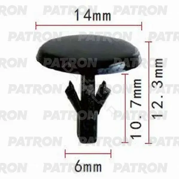 Клипсы, фиксаторы, зажимы PATRON P37-1084