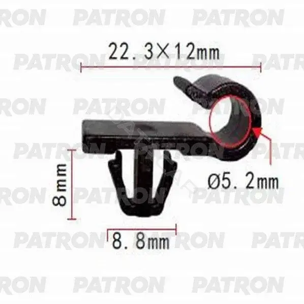 Клипсы, фиксаторы, зажимы PATRON P37-1089