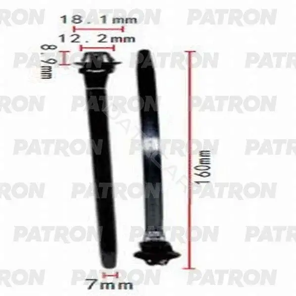 Клипсы, фиксаторы, зажимы PATRON P37-1090