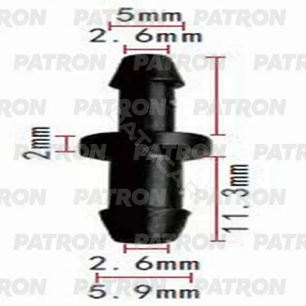 Клипсы, фиксаторы, зажимы PATRON P37-1094