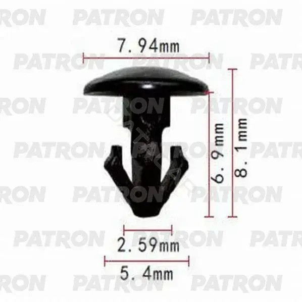 Клипсы, фиксаторы, зажимы PATRON P37-1101
