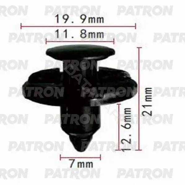 Клипсы, фиксаторы, зажимы PATRON P37-1103