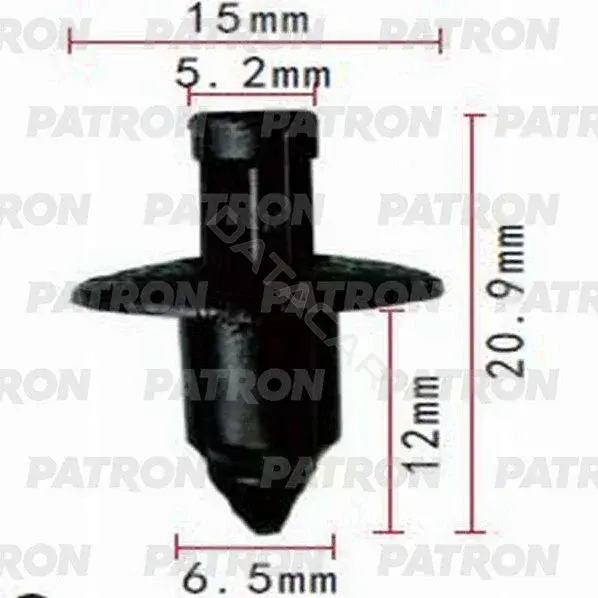 Клипсы, фиксаторы, зажимы PATRON P37-1104