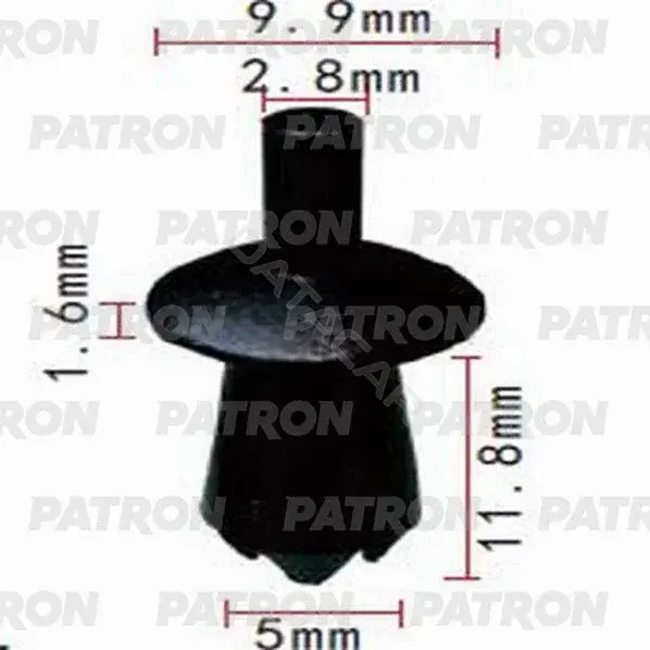 Клипсы, фиксаторы, зажимы PATRON P37-1105