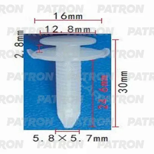 Клипсы, фиксаторы, зажимы PATRON P37-1112