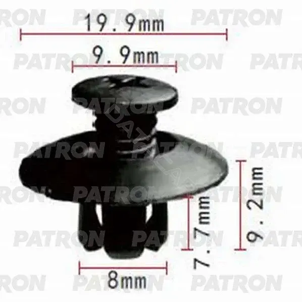 Клипсы, фиксаторы, зажимы PATRON P37-1117