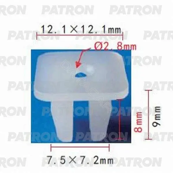 Клипсы, фиксаторы, зажимы PATRON P37-1119