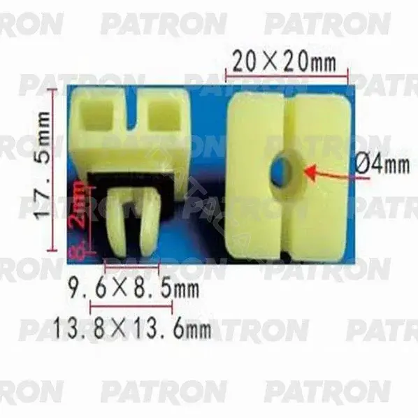 Клипсы, фиксаторы, зажимы PATRON P37-1124