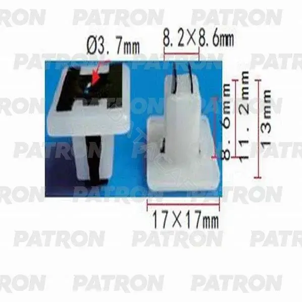 Клипсы, фиксаторы, зажимы PATRON P37-1126