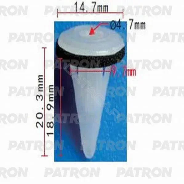 Клипсы, фиксаторы, зажимы PATRON P37-1128
