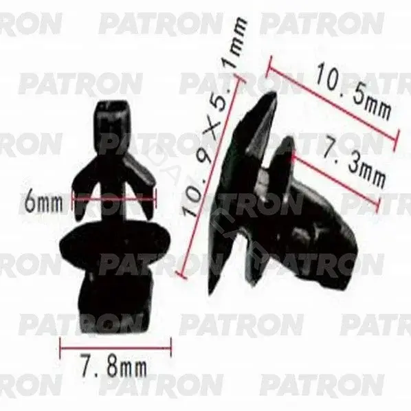 Клипсы, фиксаторы, зажимы PATRON P37-1133