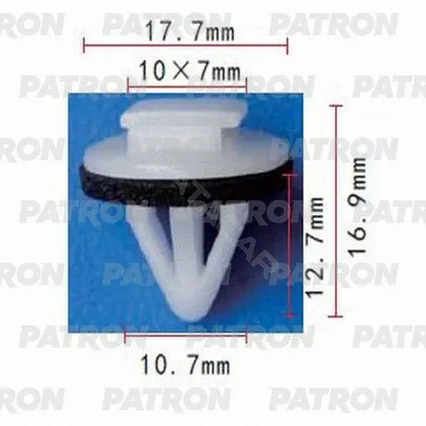 Клипсы, фиксаторы, зажимы PATRON P37-1137