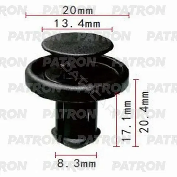 Клипсы, фиксаторы, зажимы PATRON P37-1139