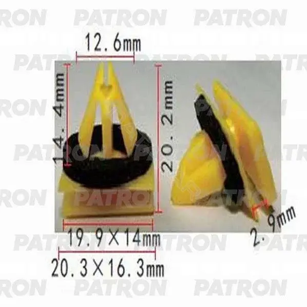 Клипсы, фиксаторы, зажимы PATRON P37-1148