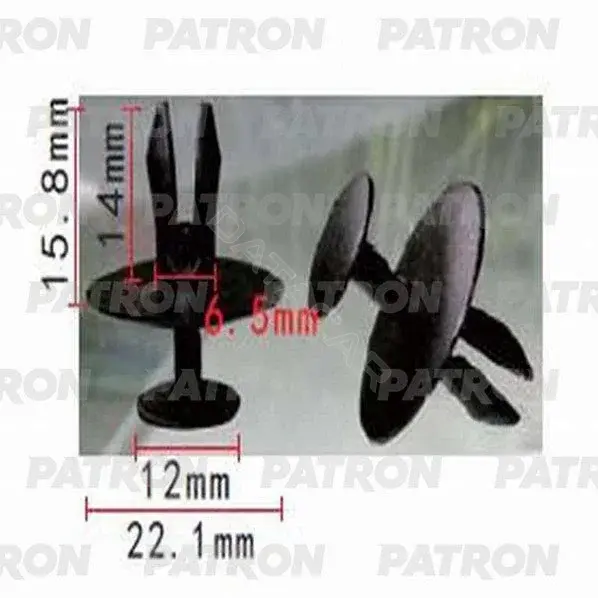 Клипсы, фиксаторы, зажимы PATRON P37-1151