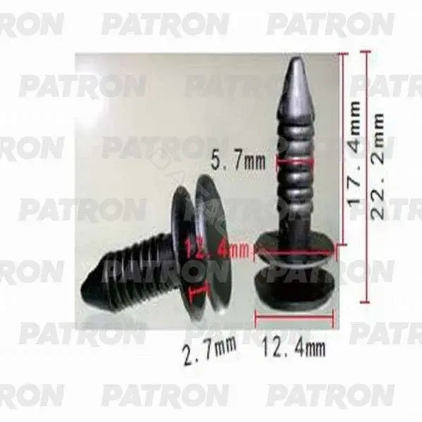 Клипсы, фиксаторы, зажимы PATRON P37-1157
