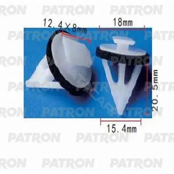 Клипсы, фиксаторы, зажимы PATRON P37-1162