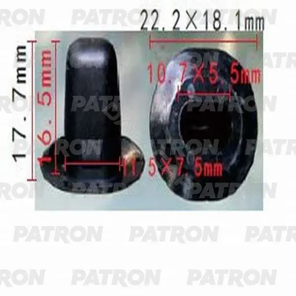 Клипсы, фиксаторы, зажимы PATRON P37-1170