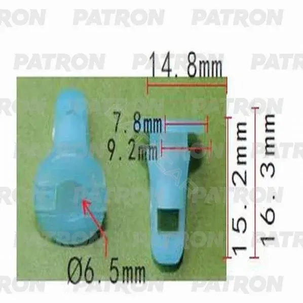 Клипсы, фиксаторы, зажимы PATRON P37-1206