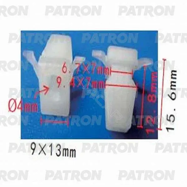 Клипсы, фиксаторы, зажимы PATRON P37-1214