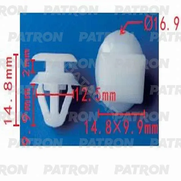 Клипсы, фиксаторы, зажимы PATRON P37-1217