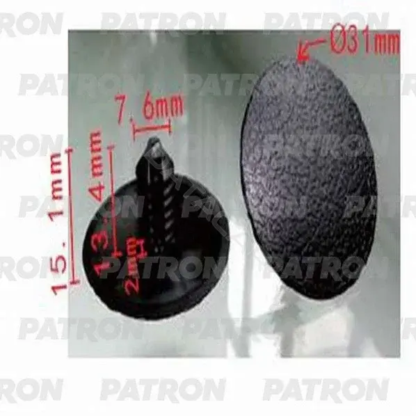 Клипсы, фиксаторы, зажимы PATRON P37-1221