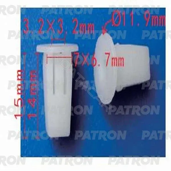Клипсы, фиксаторы, зажимы PATRON P37-1225