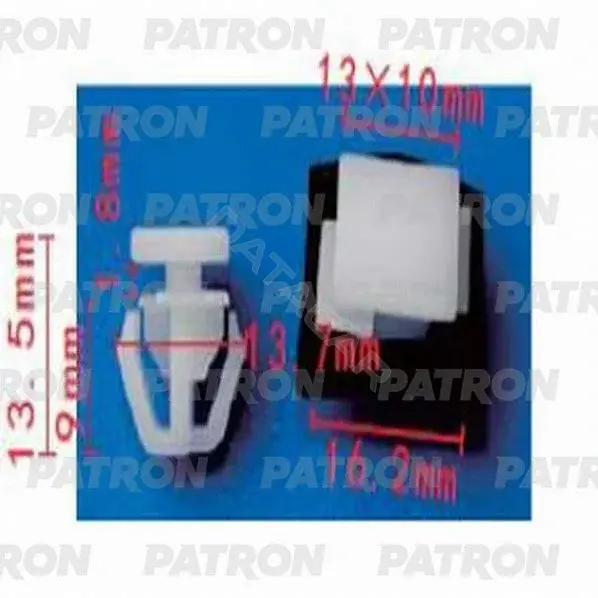 Клипсы, фиксаторы, зажимы PATRON P37-1241