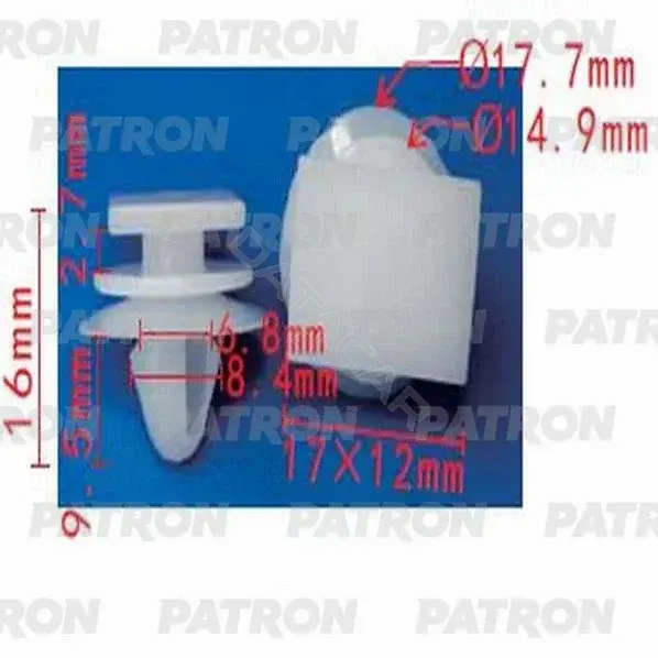 Клипсы, фиксаторы, зажимы PATRON P37-1242