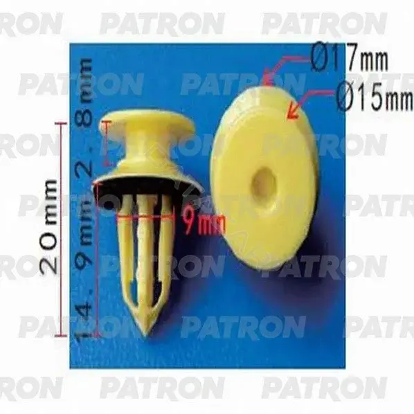 Клипсы, фиксаторы, зажимы PATRON P37-1252
