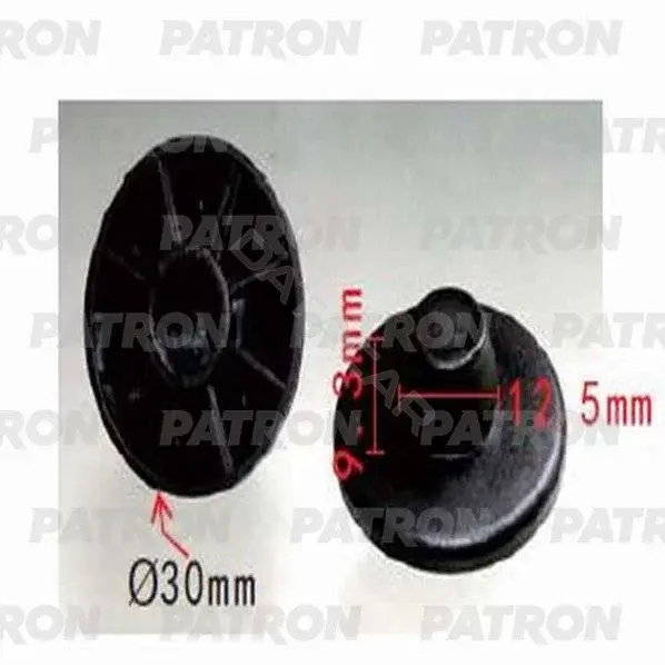 Клипсы, фиксаторы, зажимы PATRON P37-1257
