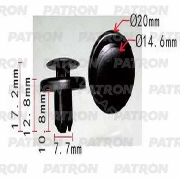 Клипсы, фиксаторы, зажимы PATRON P37-1262