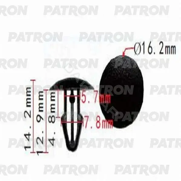 Клипсы, фиксаторы, зажимы PATRON P37-1280