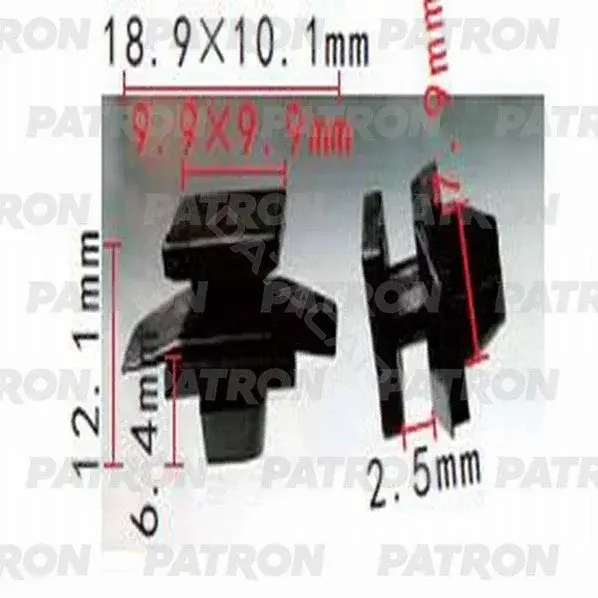 Клипсы, фиксаторы, зажимы PATRON P37-1283