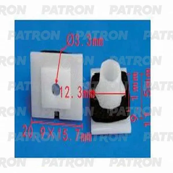 Клипсы, фиксаторы, зажимы PATRON P37-1286