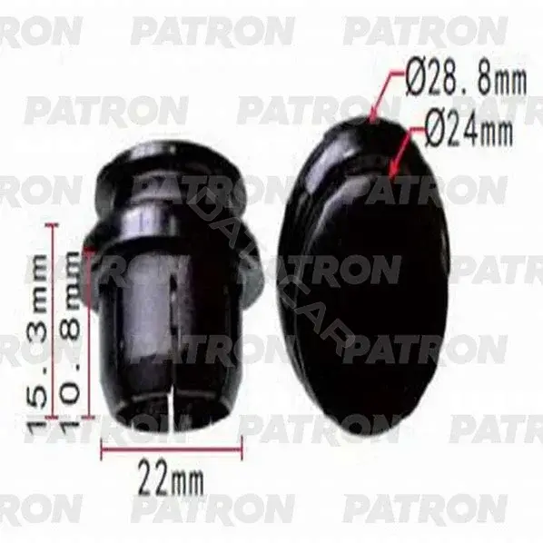 Клипсы, фиксаторы, зажимы PATRON P37-1294