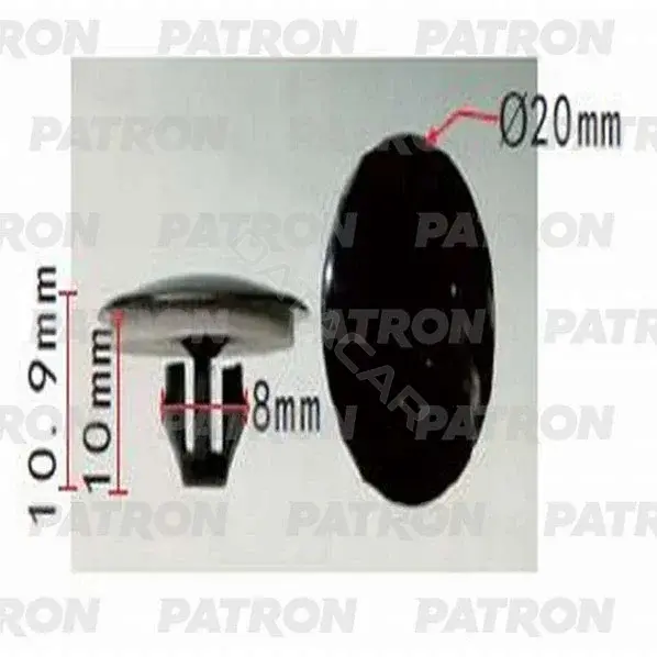 Клипсы, фиксаторы, зажимы PATRON P37-1295