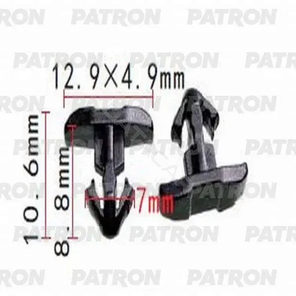 Клипсы, фиксаторы, зажимы PATRON P37-1296