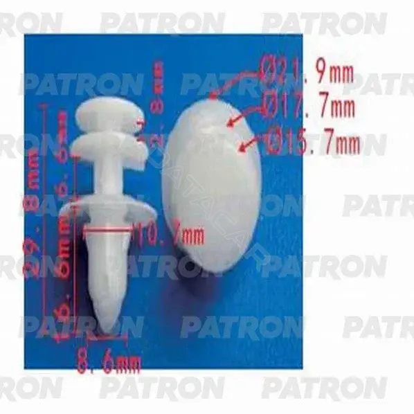 Клипсы, фиксаторы, зажимы PATRON P37-1300