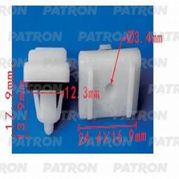 Клипсы, фиксаторы, зажимы PATRON P37-1307