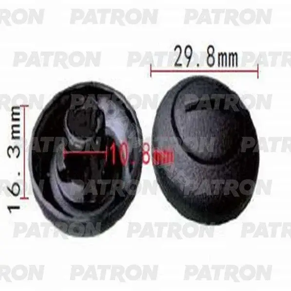 Клипсы, фиксаторы, зажимы PATRON P37-1308