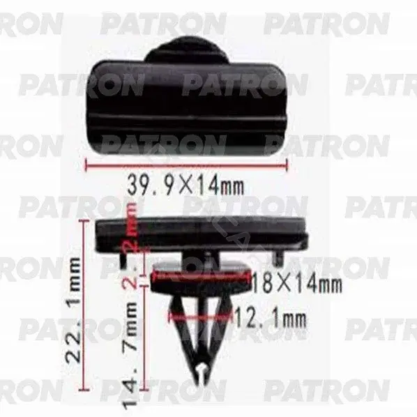 Клипсы, фиксаторы, зажимы PATRON P37-1319